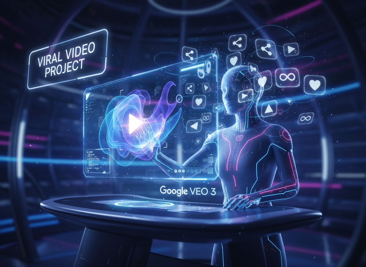 آموزش ساخت ویدیو های وایرال با گوگل veo 3